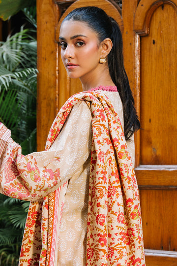 Zellbury Embroidered Shirt Dupatta - 0179 Online Shopping